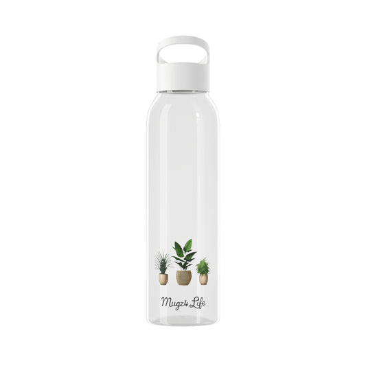 Mugz4Life Three Plant Friends Design Sky Water Bottle, 21.9 oz