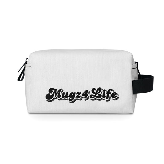 Mugz4Life Logo Brand Design in Boss White, Travel Essential Bag