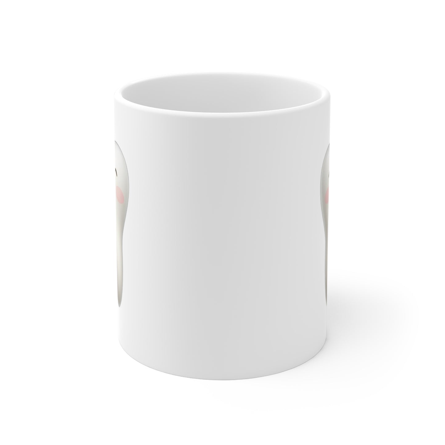 Mugz4Life (F) Smiley Tooth Design in White Ceramic Mug, 11oz