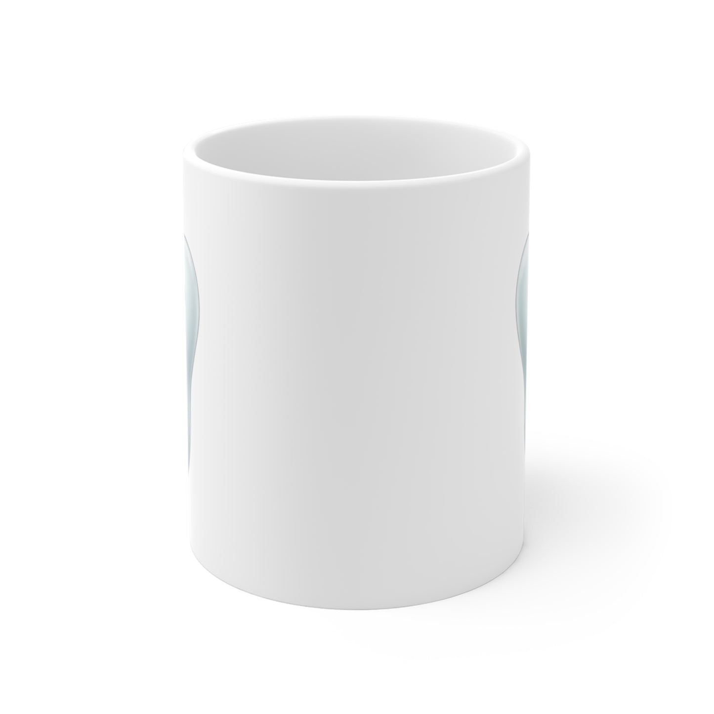 Mugz4Life (M) Tooth Design in White Ceramic Mug, 11oz